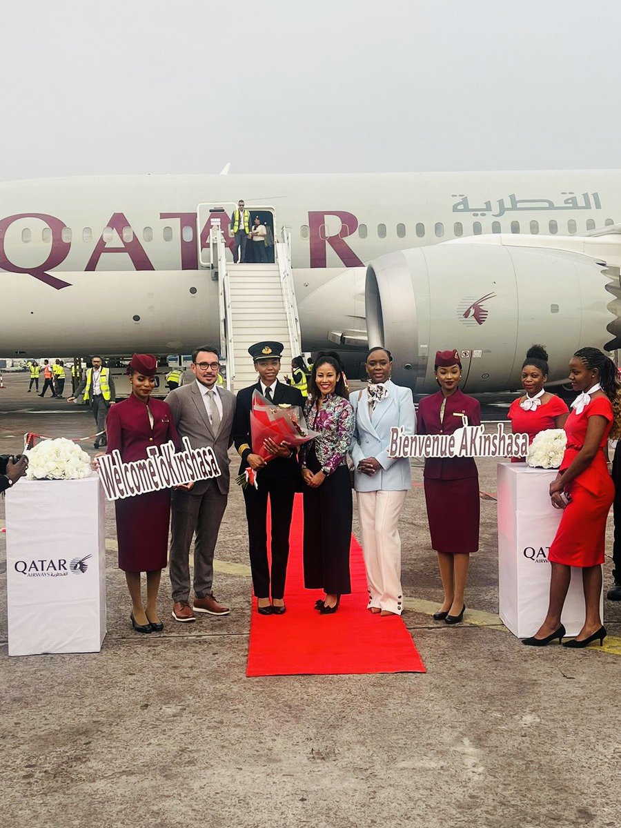 Entreprend_Mag's tweet photo. Qatar Airways renforce sa présence en Afrique avec des vols directs vers Kinshasa https://t.co/yDj00swUhp https://t.co/XN7TNN43kg