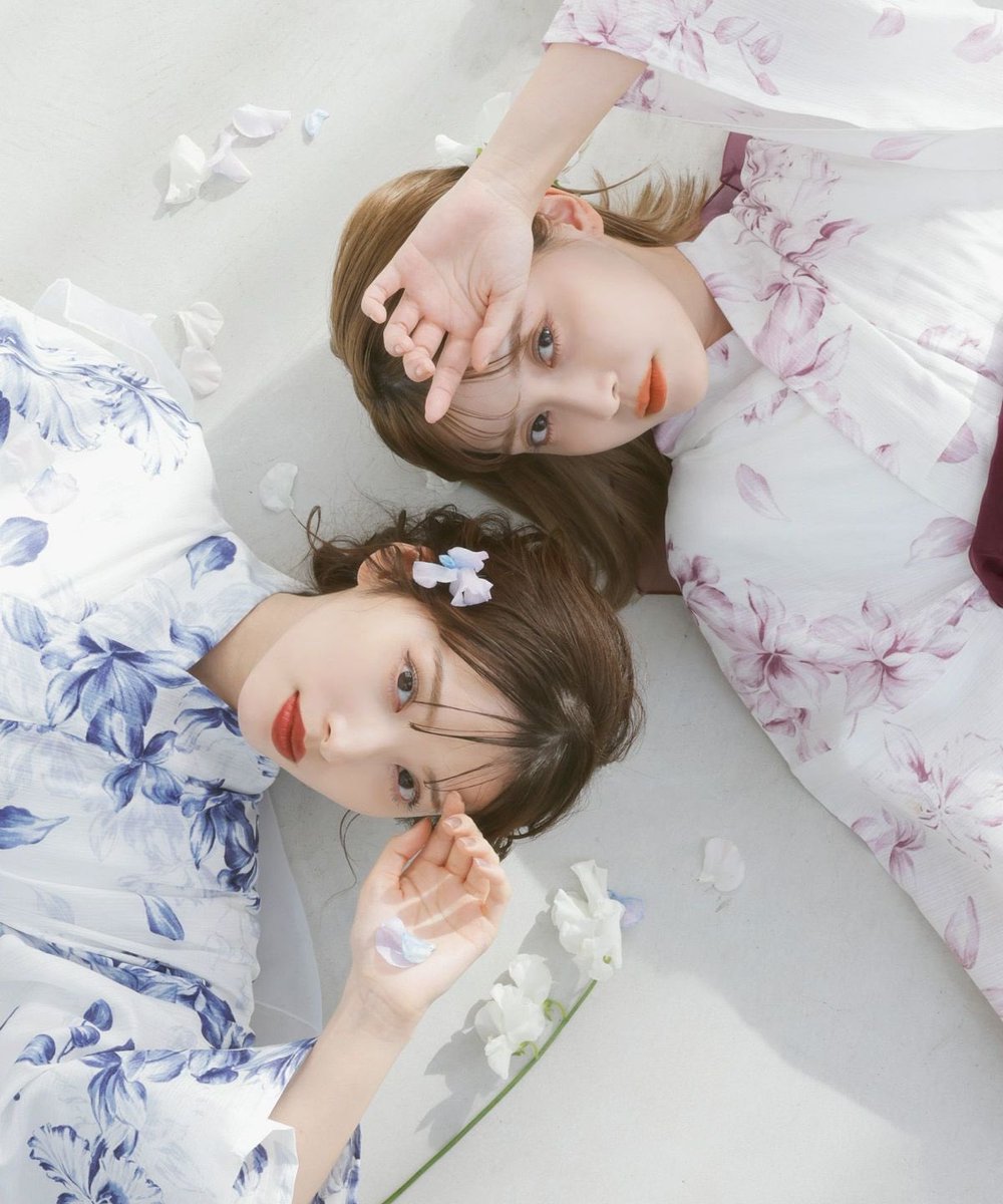 Dita 水彩の雪月花(涼) 浴衣 浴衣 セット レディース[品番