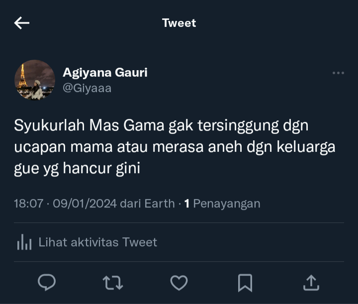 fransiscaolla1's tweet photo. 45. Maafkan mamaku https://t.co/2MYcg2j4TV