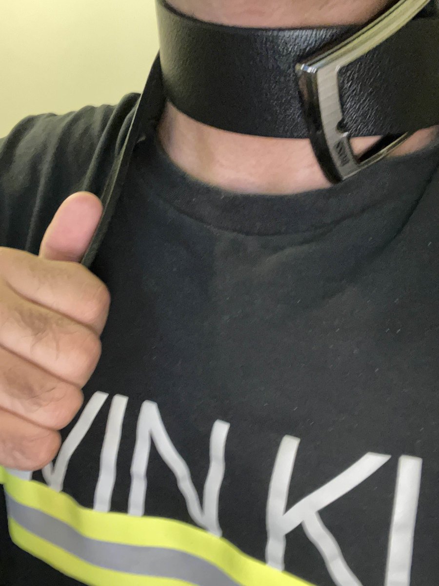 I was a listening to "Don't Go Insane" and saw my belt.... though I was scruffy asf, so might have to retake this one day