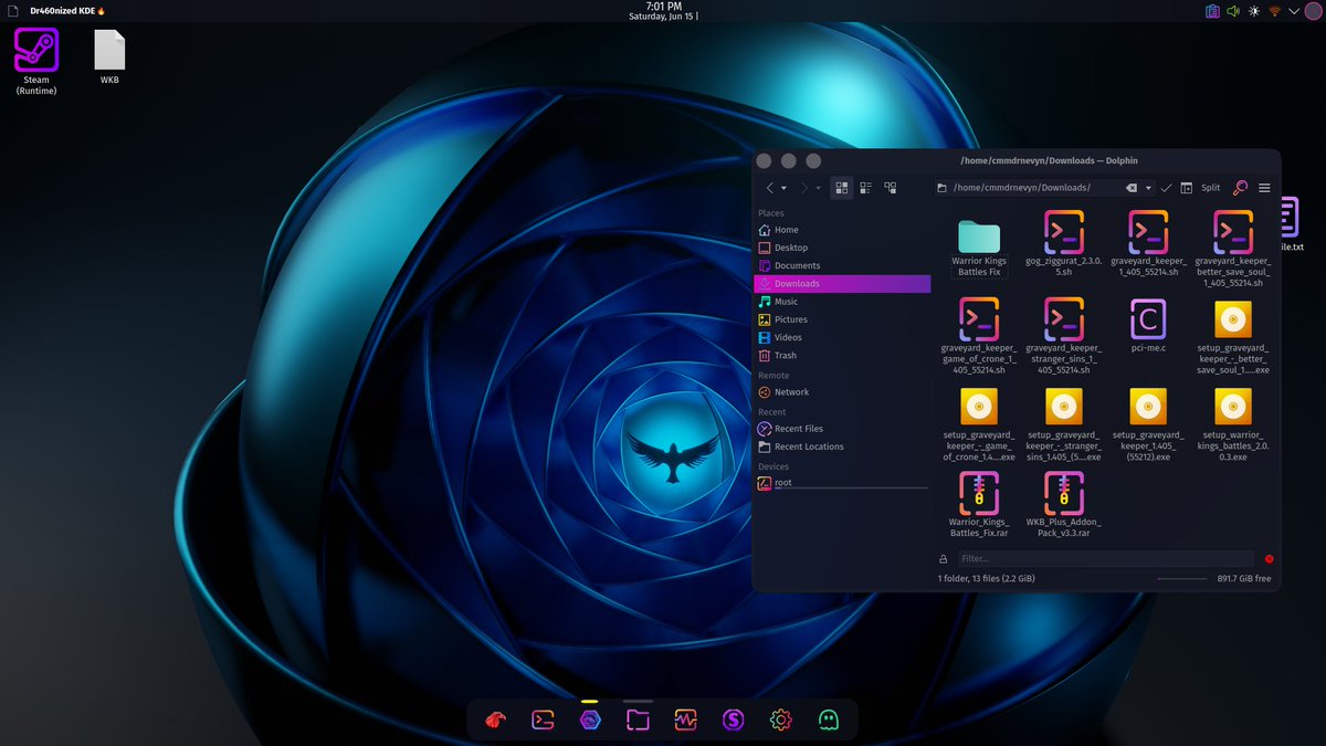 EtIgnis's tweet photo. I guess this neofetch thing is what the kids post these days when they do the Linux.
Might have to search for a visual scheme I like better but overall it's very cool, seems to run lean and things are snappy and responsive. https://t.co/CXcadhzycd