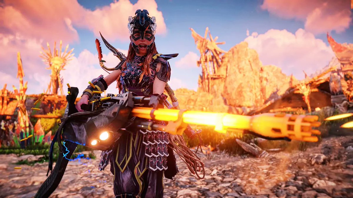DeathStalkerGa5's tweet photo. Game 🎮 - Horizon Forbidden West 

#HorizonForbiddenWest #Aloy #BeyondtheHorizon #HFW #ShadowCarja #HeavyWeapon #WIGVP #PSBlog #24VP7 #ThePhotoMode #VirtualPhotography #VPGAMERS #VGPUnite #VPCommunity #WorldofVP #LandofVP @PlayStation https://t.co/SvZOK1pneg