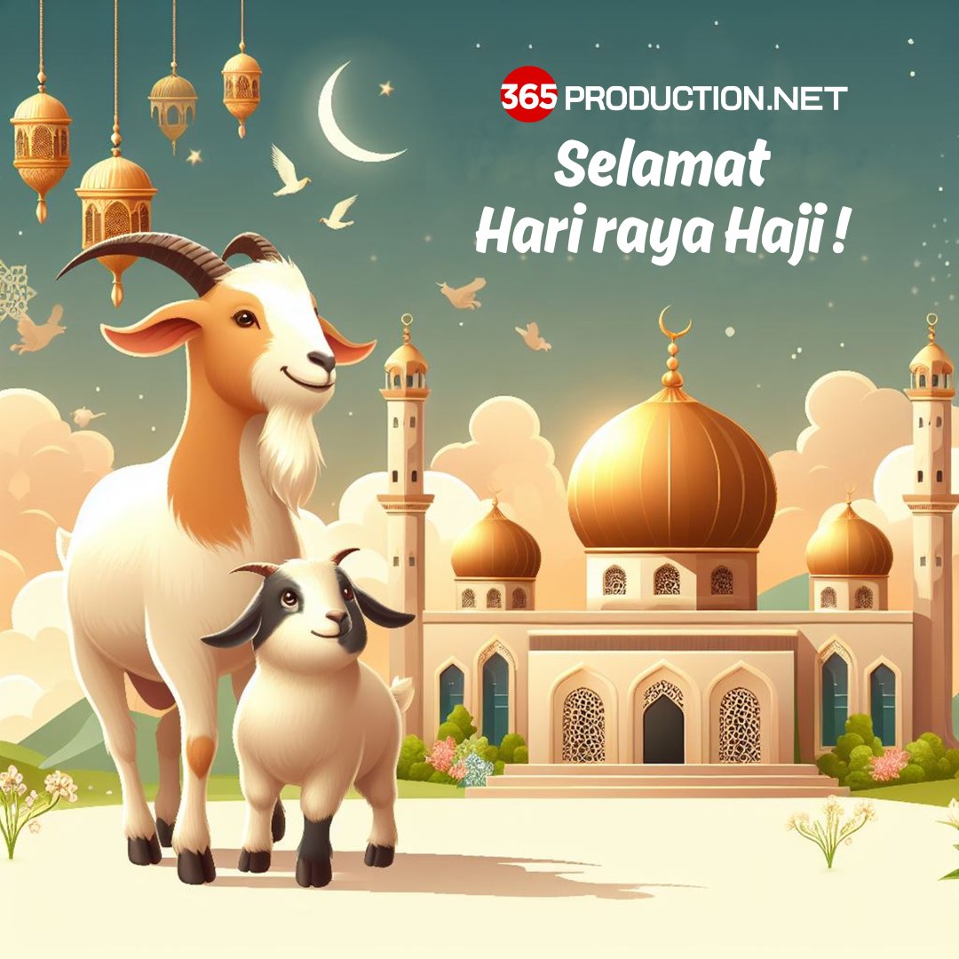 365_Production's tweet photo. Wishing you joy, peace, and happiness on this blessed occasion. Eid Mubarak! 🕌💖

 #SelamatHariRayaHaji #Blessed https://t.co/cx0xLykaUd