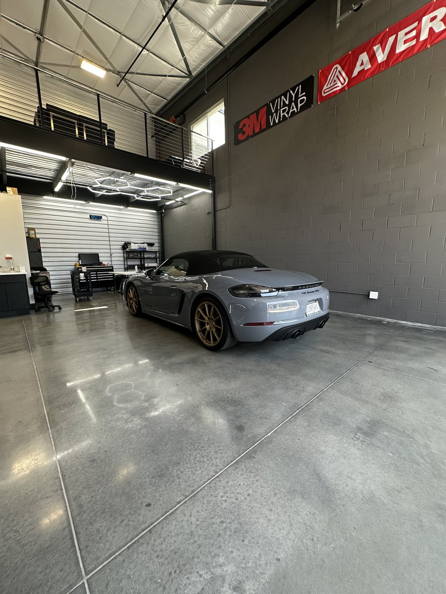 AtlantaWraps's tweet photo. 2023 Porsche 718 Boxster GTS 4.0 😮‍💨

#atlantawraps https://t.co/27R3JbyKn9