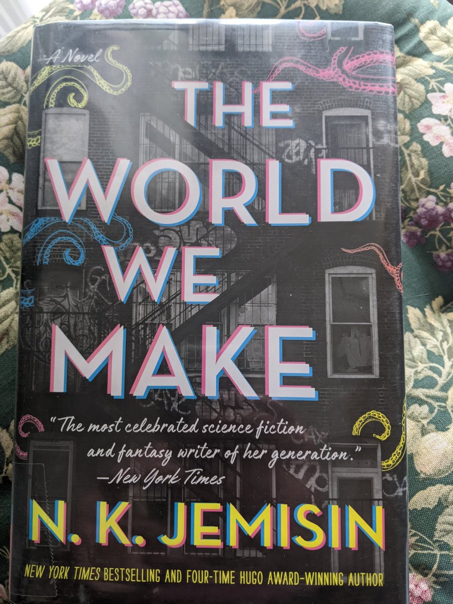 Loving this book. It's thick. Must digest. Plus I read The City We Became so long ago. #amreading <a href="/nkjemisin/">N. K. Jemisin</a>