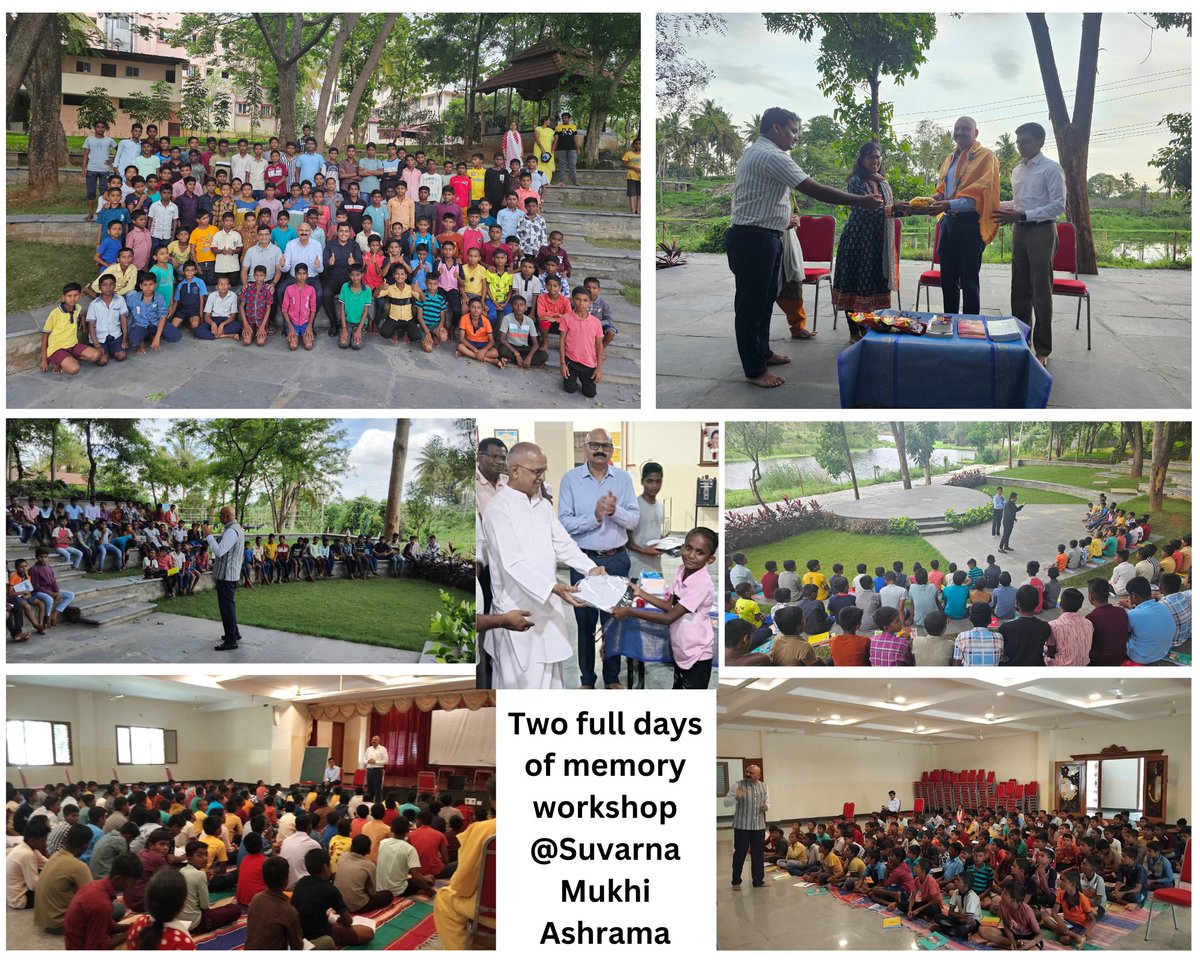 author_venucv's tweet photo. βοΈI am proud to conduct a two-day, tightly scheduled memory workshop from 7:30 am to 7:30 pm, alongside DTM Satyanarayana Raju sir and Rakesh, featuring engaging outdoor activities, mind-churning puzzles, and laughter yogaππ»
#Venucv #author #Mindcoach #Memorytrainer https://t.co/kygGErW7PR
