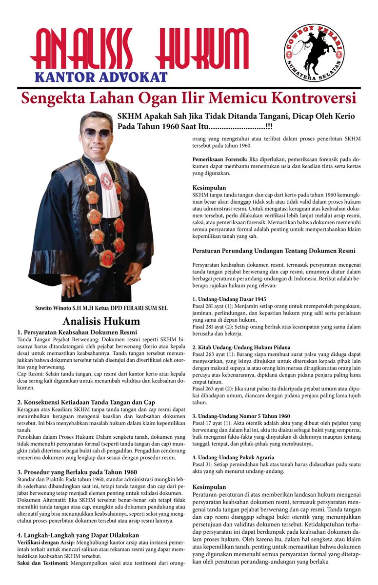 CONSULTASI DAN ANALISIS HUKUM GERATIS