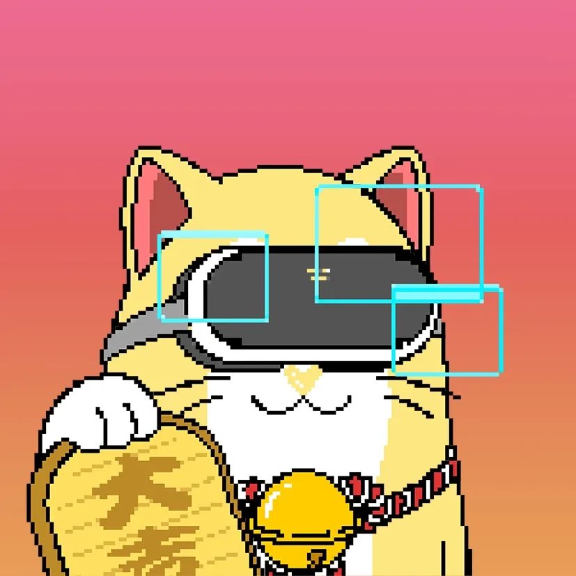 LibertyCats_APP's tweet photo. An interesting observation is that within the Liberty Cats NFT collection, those featuring AR glasses, leopard print skin elements, and decorations symbolizing “大吉” and “億万両” seem to be more favored. https://t.co/l5y6xO4SnK