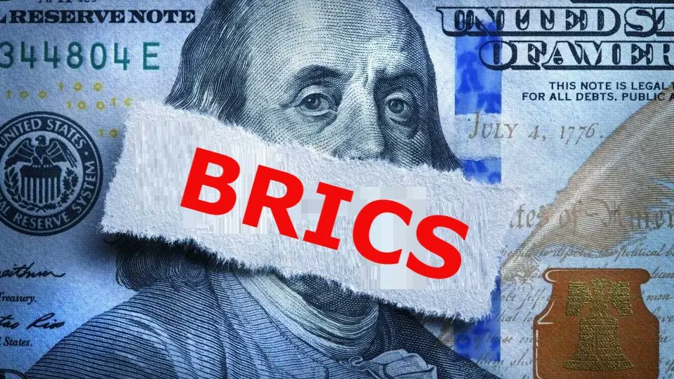 World_Affairs11's tweet image. ⚠️BREAKING NEWS⚠️

BRICS is going issue its new currency in 2024 summit for replacement of dollar. 

Dollar supremacy is at brink of collapse with completion of BRICS countries.