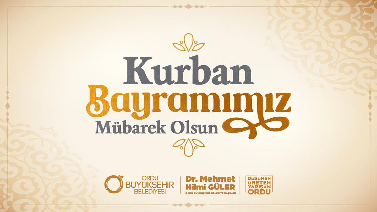 mhilmiguler's tweet photo. Bizleri bir kez daha birlik ve beraberlik içerisinde bayrama kavuşturan Allah'a hamdolsun.

Kardeşliğimizin daim olduğu, huzur ve sağlık dolu nice bayramlarda buluşmak duası ile Kurban Bayramımız mübarek olsun. https://t.co/SmrWBjEbyn
