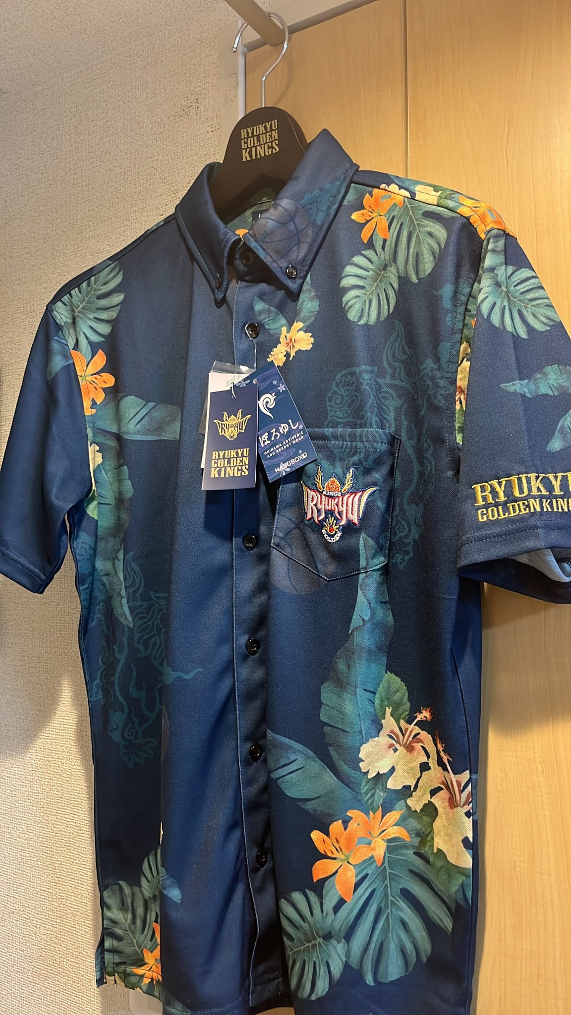 琉球ゴールデンキングス　ぽろゆしシャツ　イオン 琉球ゴールデンキングス ぽろゆしシャツ イオン - メルカリ