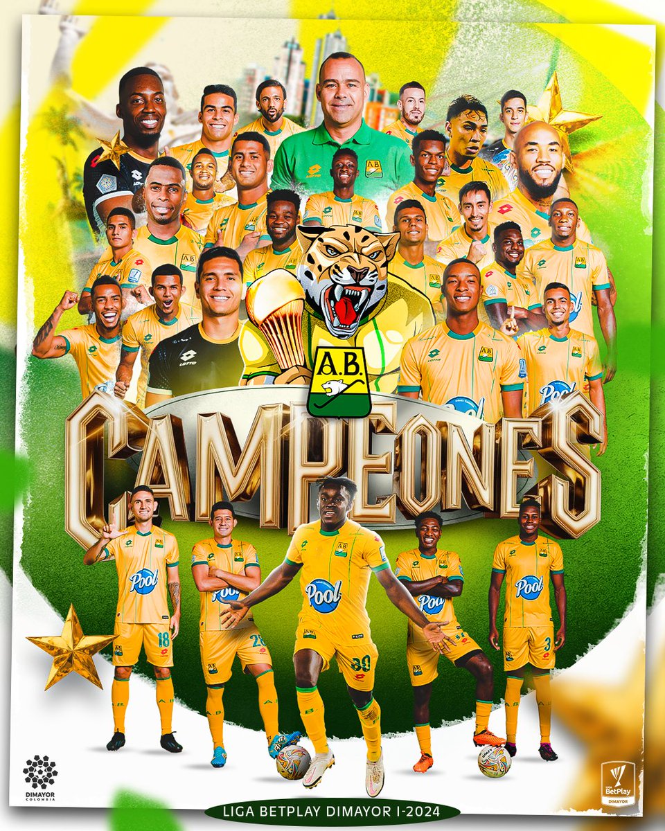 Dimayor's tweet photo. ¡𝗟𝗼𝘀 '𝗟𝗲𝗼𝗽𝗮𝗿𝗱𝗼𝘀' 🐆 𝘀𝗼𝗻 𝗹𝗼𝘀 𝗰𝗮𝗺𝗽𝗲𝗼𝗻𝗲𝘀 𝗱𝗲 𝗹𝗮 #𝗟𝗶𝗴𝗮𝗕𝗲𝘁𝗣𝗹𝗮𝘆𝗗𝗜𝗠𝗔𝗬𝗢𝗥 𝗜-𝟮𝟬𝟮𝟰! 🏆

@ABucaramanga 💛💚 entró en la historia. ¡Se impuso en la tanda de penales y ganó su primera estrella! ⭐

¡Felicitaciones! 🎉

#LaPasiónDeMillones https://t.co/wvO4NLJSr2