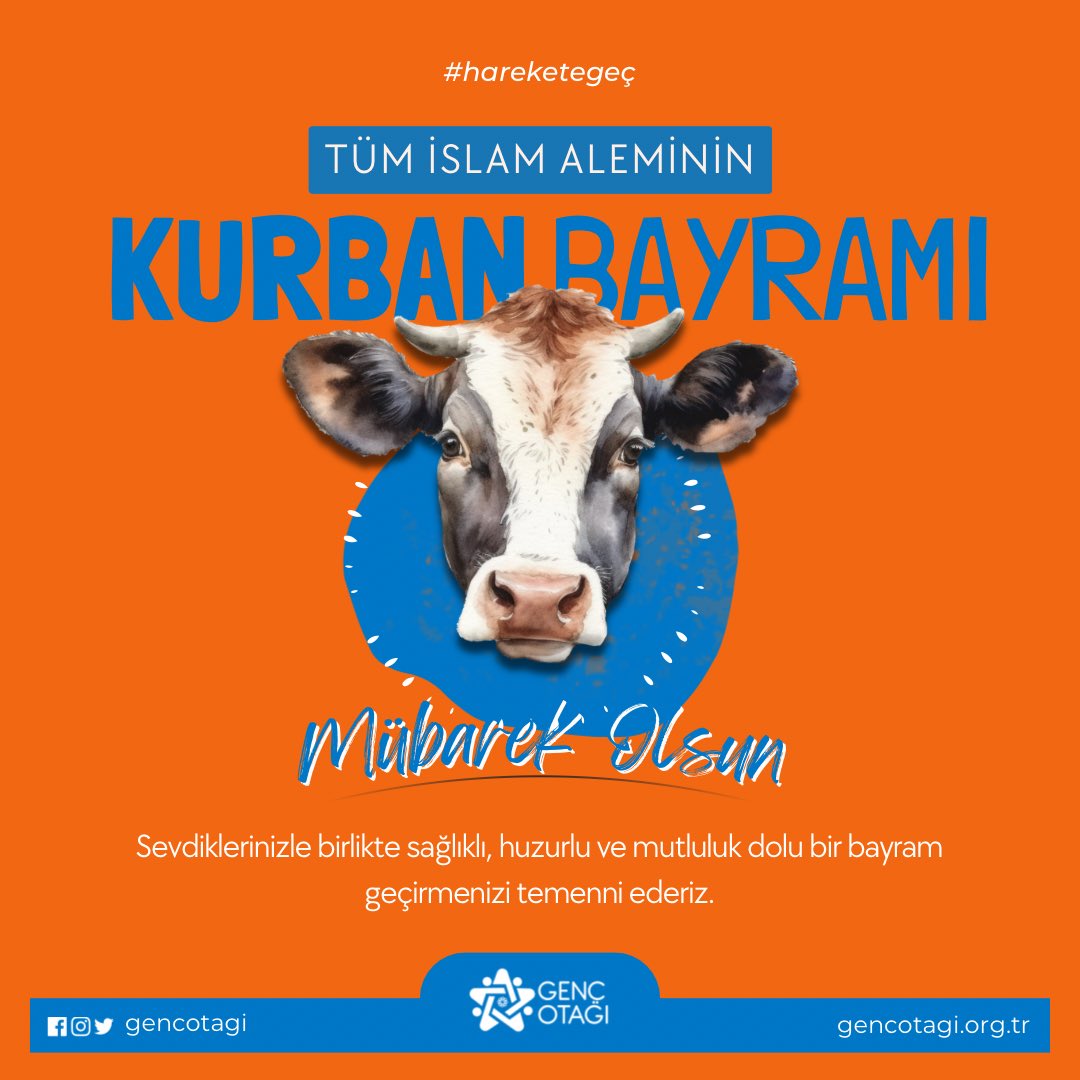 gencotagi's tweet image. Sevdiklerinizle birlikte sağlıklı, huzurlu ve mutluluk dolu bir bayram geçirmenizi temenni ederiz. İyi bayramlar✨