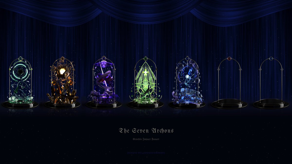 Ippantraveler's tweet photo. The Seven Archons フリーナ/フォカロルスver.
誰かが誕生日を迎えるたびに微修正され毎年再掲され続けるファンアート
#七神 #ウェンティ #鍾離 #雷電将軍 #ナヒーダ #フリーナ #フォカロルス #原神 #Genshin #Barbatos #Morax #Beelzebul #Buel #Focalors
炎神前記念、また瓜二つ来たらどうしよ https://t.co/hXfmFDrIXS