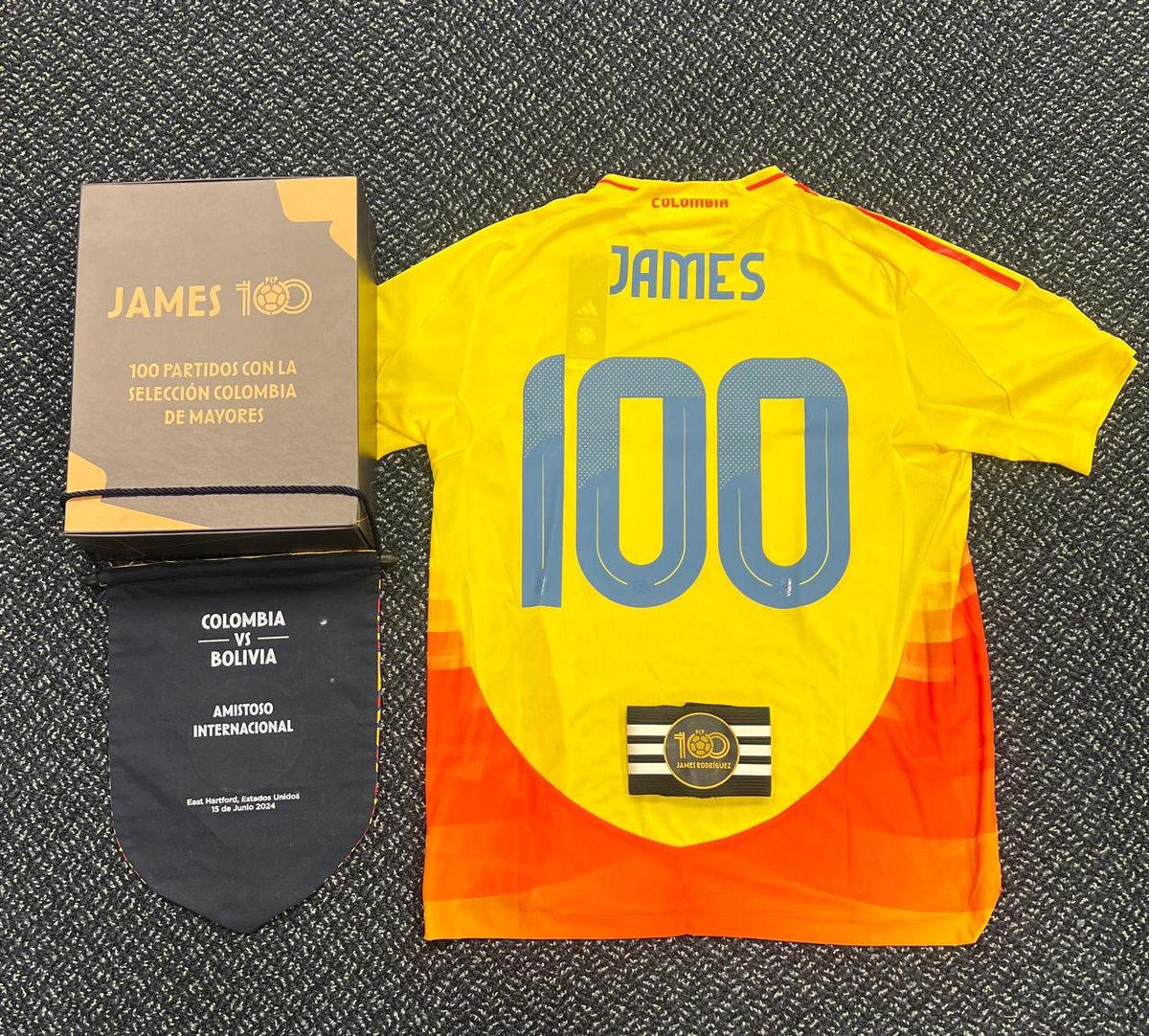 jamesdrodriguez's tweet image. Hoy ha sido un día muy especial para mí, cumplir los 100 partidos con la camiseta que más amo es un sueño hecho realidad, siempre intento darlo todo por esta linda camiseta. Ha sido un lindo camino y lo he disfrutado al máximo! sé que lo mejor está por venir. Gracias 🇨🇴