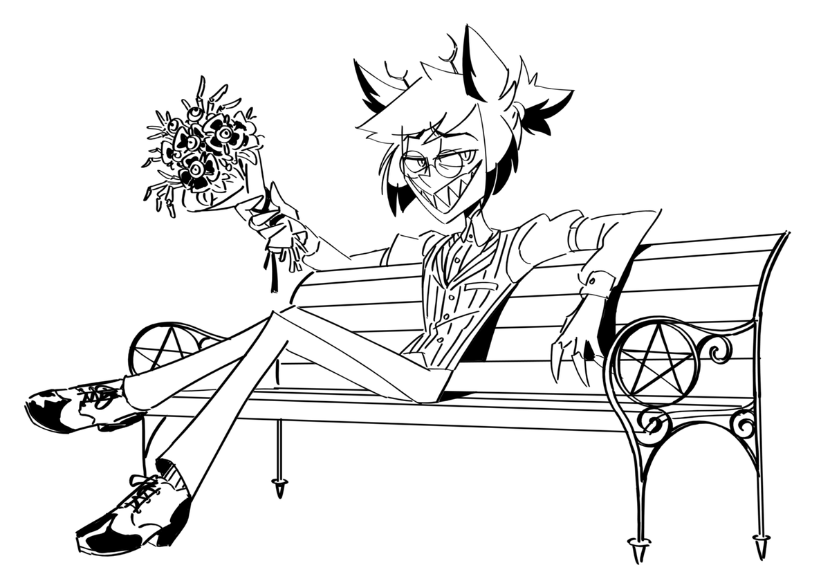 Casual Al #HazbinHotelAlastor