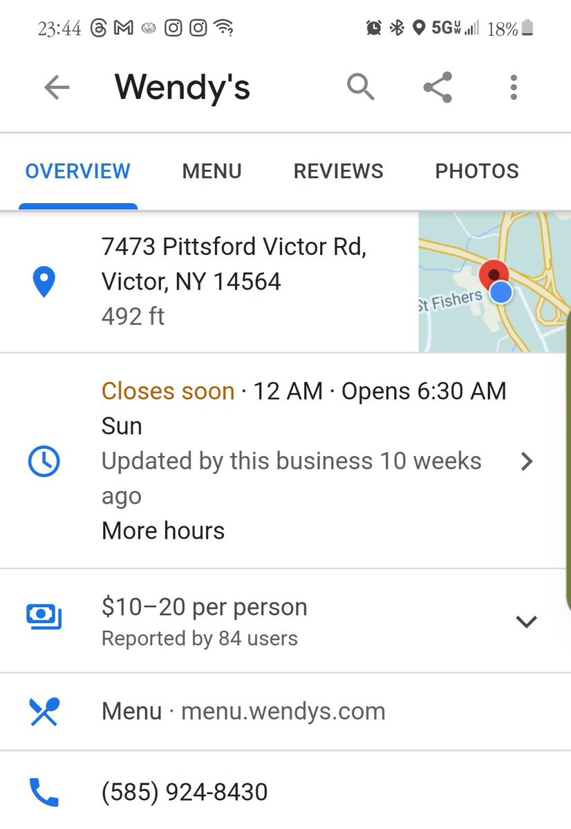 Topher024's tweet image. Hey @Wendys it&apos;s really upsetting when I get to your location that says it&apos;s open and they turn customers away at the window.
