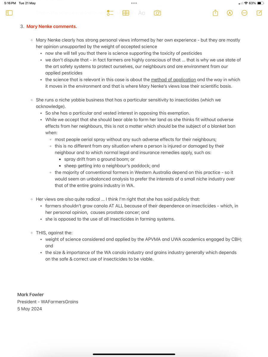 <a href="/abclandline/">ABC Landline</a> have massively (&amp; mischievously) over-represented the niche/minority viewpoint in this article.

Contrary to how it is presented, this is not a change to existing regulation or practice. And the evidence/science is with grain growers as well

iview.abc.net.au/show/landline