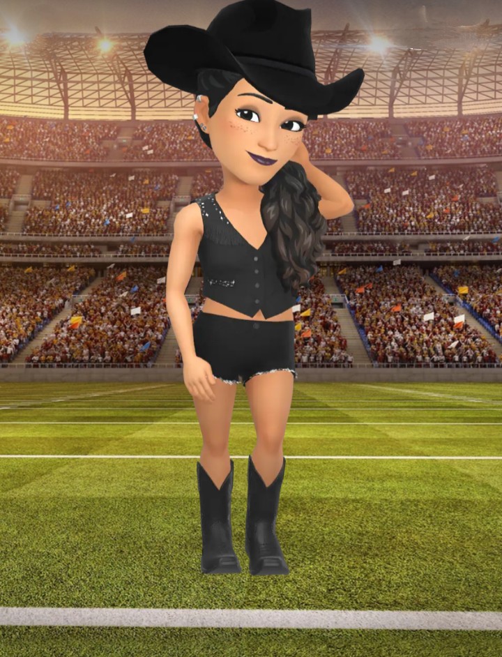 angiemofficial's tweet image. Until football season starts enjoy the cartoon version of me!! #country #countrygirl #rockerchick #rockergirl #football #nfl #cartoon #character