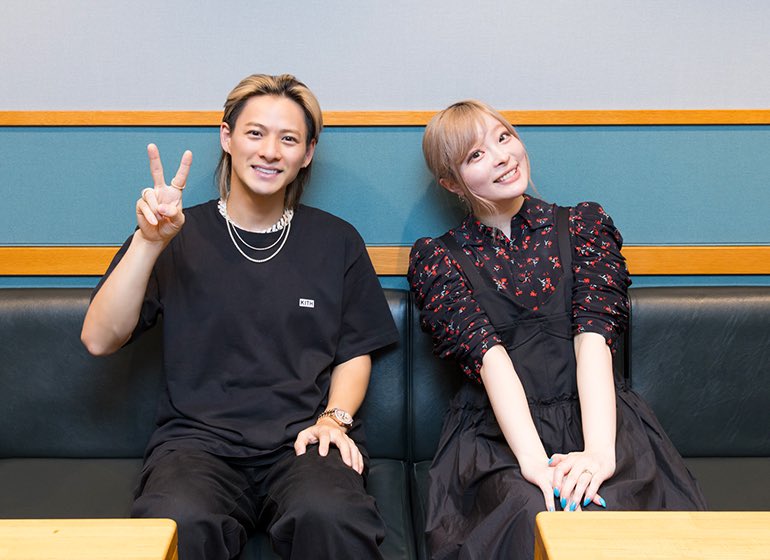 sh125m34_'s tweet image. きゃりーちゃん、紫耀くんを呼んでくれてありがとう⭐︎2人の空気感最高でした #チャプター0