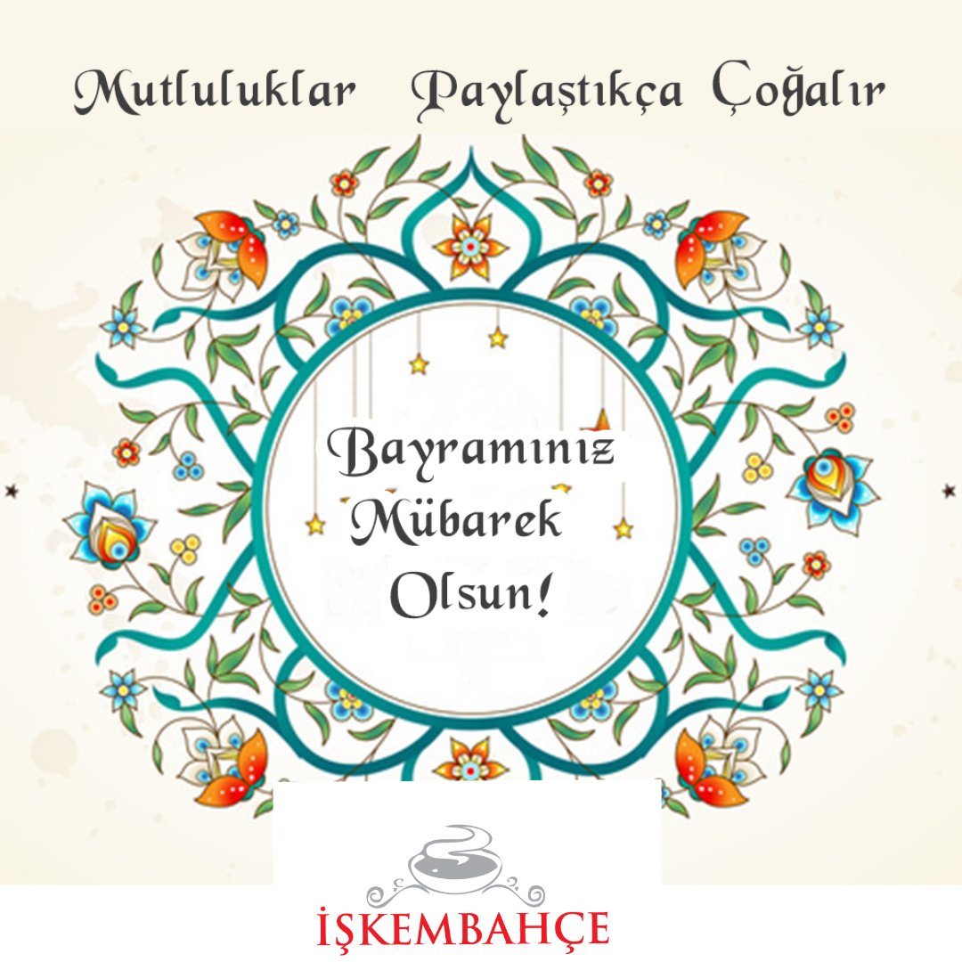 Bayramınız mübarek olsun! #işkembahçe #kurbanbayramı #eidadha #istanbul #türkiye
