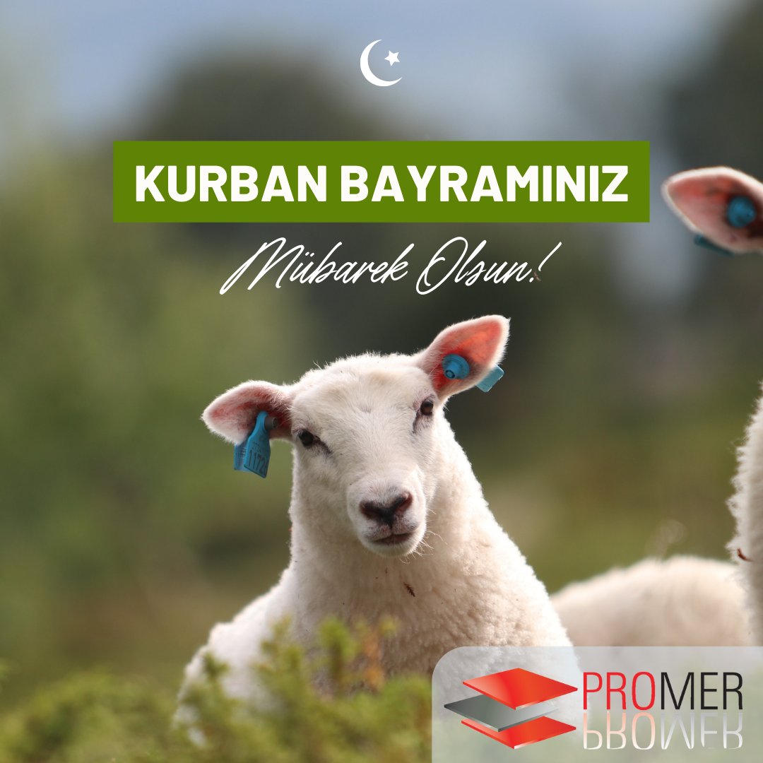 Kurban Bayramı’nın sağlık, huzur ve mutluluk getirmesini temenni eder; sevdiklerinizle birlikte nice bayramlar geçirmenizi dileriz. Bayramınız kutlu olsun.

#kurban #bayram #promer