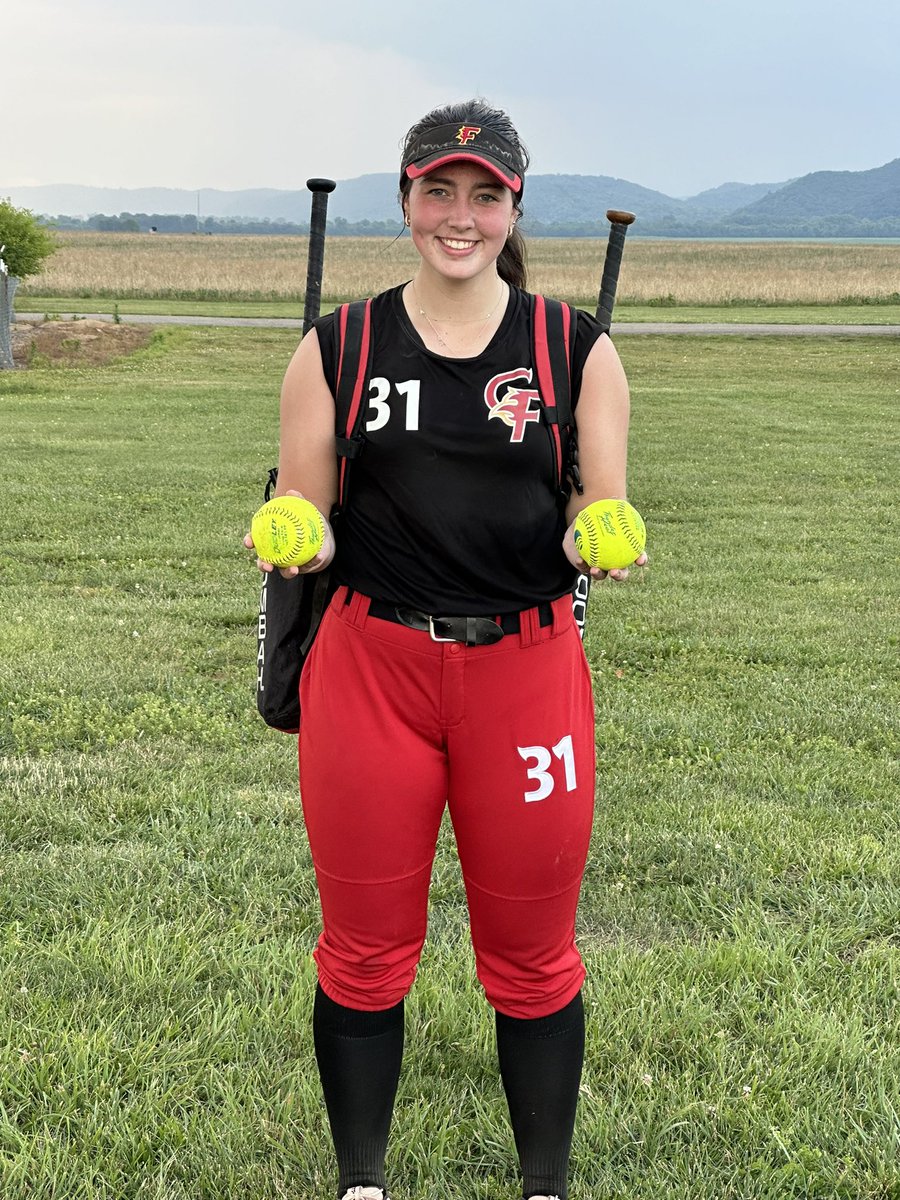 FlamesCincy's tweet photo. Another day, another bomb for @annie_katuska31! Annie is playing at a high-level in all facets of the game! That’s three home runs in two days! https://t.co/UdnRvxjoWR