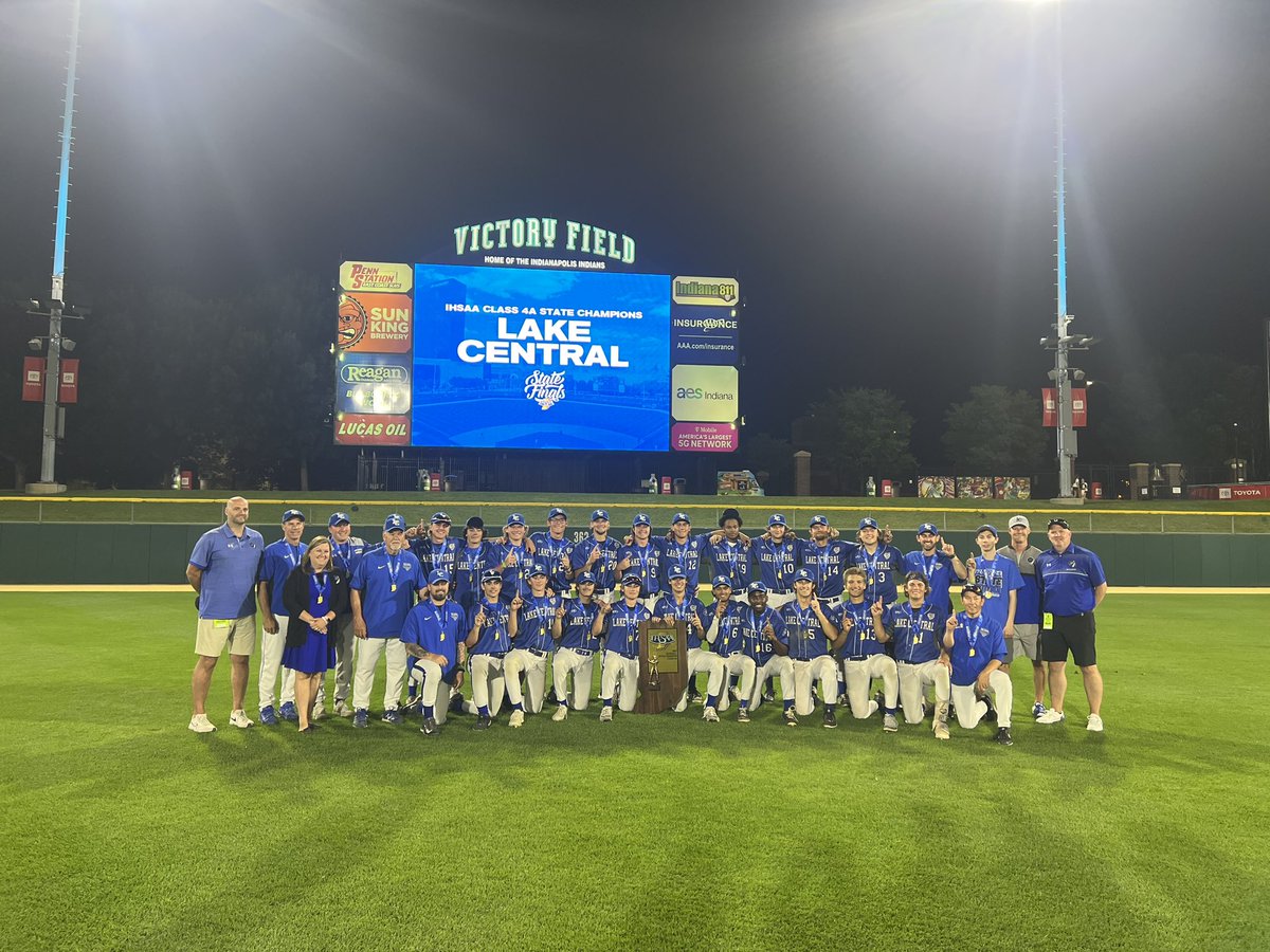 2024 4A State Champions

𝗟𝗮𝗸𝗲 𝗖𝗲𝗻𝘁𝗿𝗮𝗹 𝗜𝗻𝗱𝗶𝗮𝗻𝘀

An all-time game to remember with Lake Central coming out on top after 12 innings of thrilling baseball.