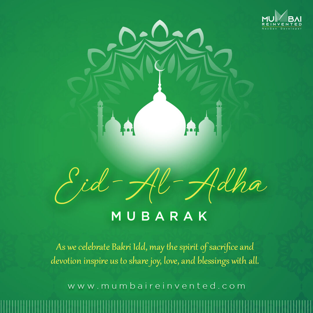 MumbaiReinvent's tweet image. May the spirit of sacrifice and celebration on Bakri Idd bring prosperity and happiness to your homes. We take pride in building spaces where precious memories like these are made. Eid Mubarak! 🌙🏡

#EidMubarak #Prosperity #NextGenDeveloper