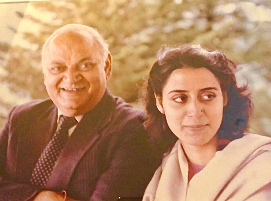 sumitamisra's tweet image. Always Papa’s Princess! You were my first &amp;amp; biggest cheerleader, the source of my lifelong’teflon coated’ confidence. The one who taught by example, lessons of a passion for excellence tempered with compassion, of resilience and of karma as worship . Thank you &amp;amp; miss you . Prof…