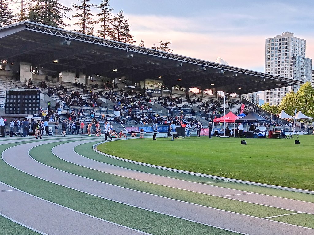 A new track at Swangard Stadium in Burnaby for this year's The Jerome Ckassic.   <a href="/thejeromec23612/">thejeromeclassic</a> <a href="/SportBurnaby/">Sport Burnaby</a> #burnabythesportcity