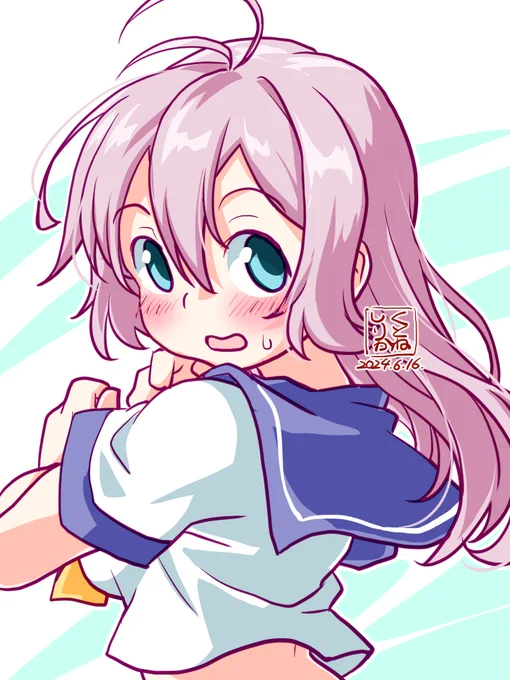 自分もちょっとだけ本気を～なんちゃってなところを目撃された青葉さん 