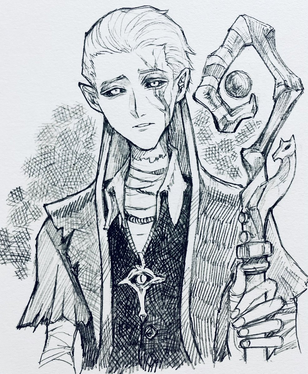 第五舞台からアルヴァ氏にまた狂い始めた
ので前に描いた氏を…………… 