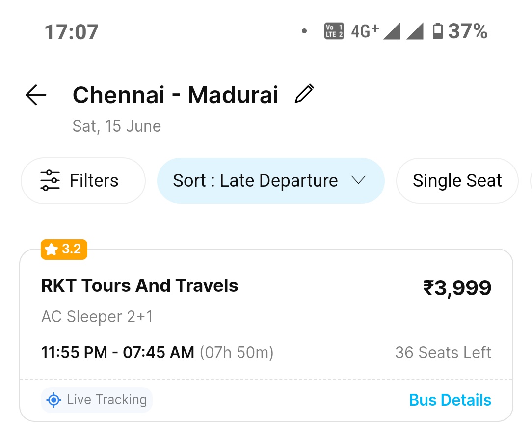 subosstheboss's tweet photo. Dear @Paytm what's this? Single seater ticket 9999 😑😑😑

@CMOTamilnadu முதல் படத்துல இருக்கிறது data error ஆனா எல்லா பேருந்தும் சரியான விலை தான் நிர்ணயம் செய்கிறார்களா? இதை கண்காணிக்க அமைக்கப்பட்ட குழு இன்னும் இயங்குகிறதா? Check 2nd pic https://t.co/kVTFc8lzfX