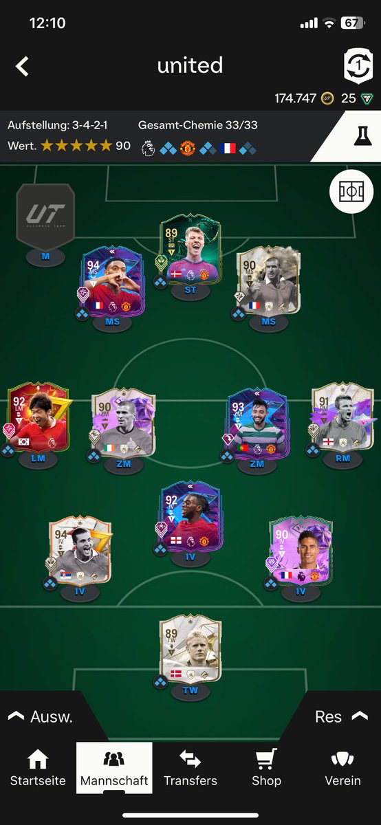 abaiih's tweet photo. @MihawkPlayss @fifa_romania Heres mine, missed out on a couple but barely played this year. Almost done with Garnacho. This isn’t my main team tho https://t.co/Z0dpDO7NvN