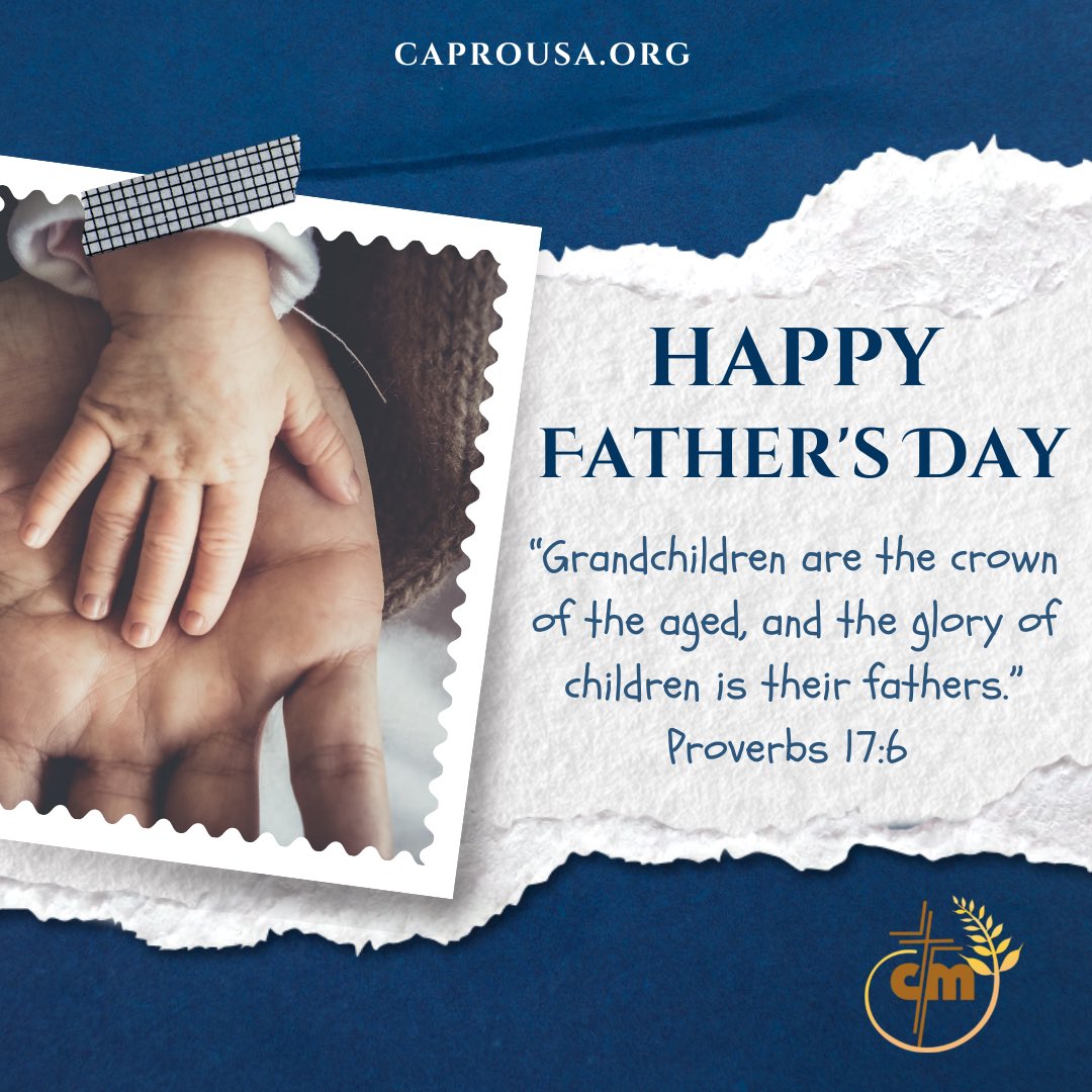 CAPROUSA's tweet photo. @CAPROUSA Missions celebrates our friends and partners who are also fathers, whether biological or spiritual fathers, we pray that our Heavenly Father brings you joy and grace as you perform the duties and responsibilities of being a godly father.  Happy Father's Day! https://t.co/C3Z8FzwnzT