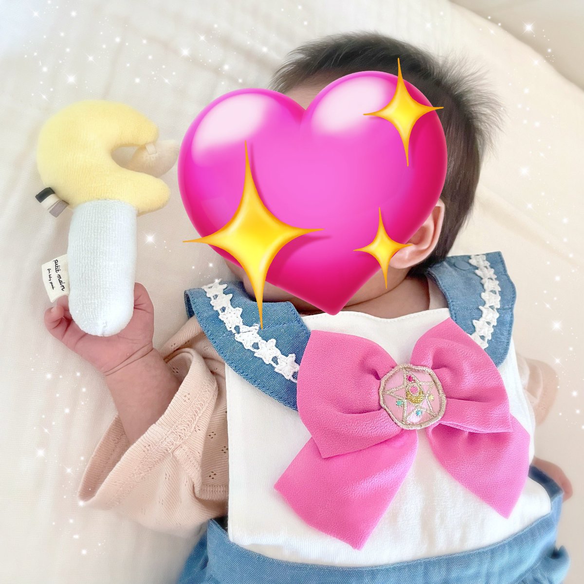chibierimoon's tweet photo. 先月女の子を出産しました🌙✨
名前もわかる人にはわかる(かもしれない)セーラームーン要素を込めました🎀 https://t.co/BN54T7LHML