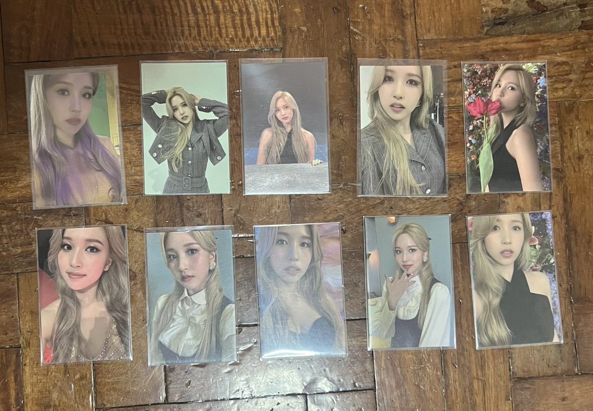 strawbercub's tweet photo. WTS/LFB TWICE MINA ALBUM PCs 

📍TARLAC CITY 

-onhand and ready to ship 
-pc are in good condi, can send condi thru dm 
- strictly sold as per set ( please see thread for pcs) 

MOP: gcash/BDO (PAYO) 
MOD: direct J&amp;T 

twice mina album photocards pcs https://t.co/Dr5O9NBPx5