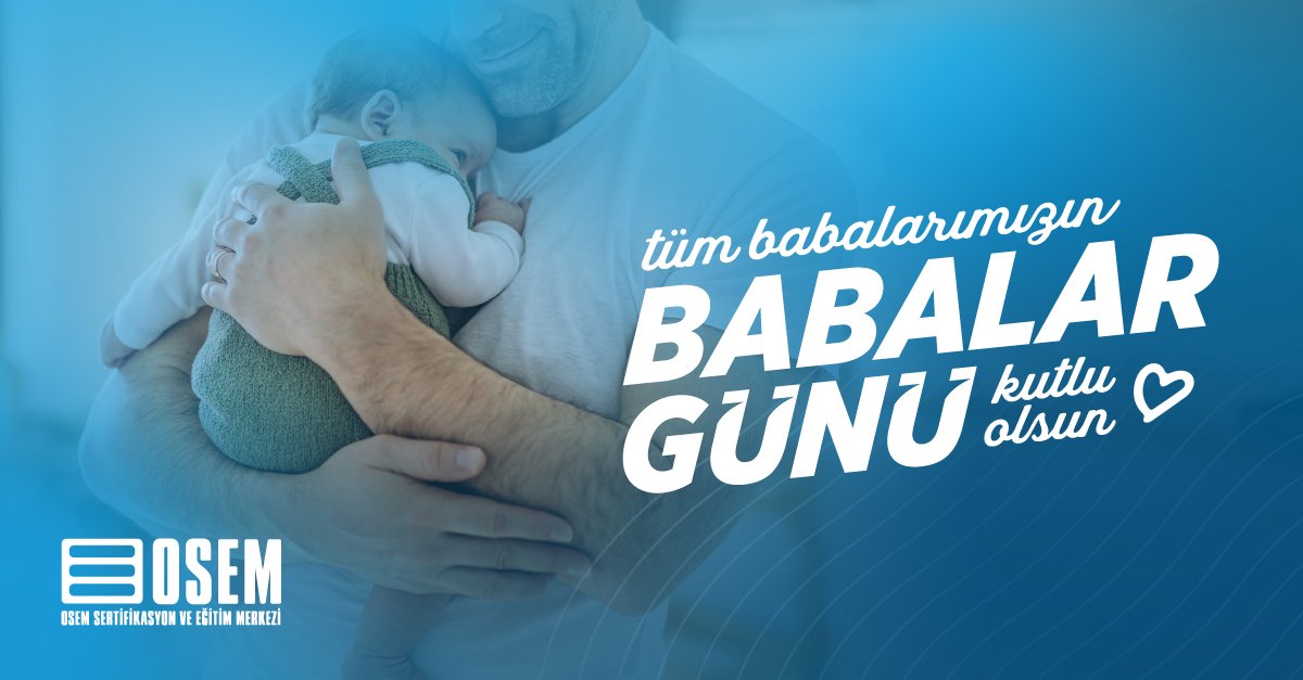 Hayat boyu destek olan, cesaretlendiren ve güç veren tüm babalara minnettarız.
Babalar gününüz kutlu olsun!

#OSEM #BabalarGünü
