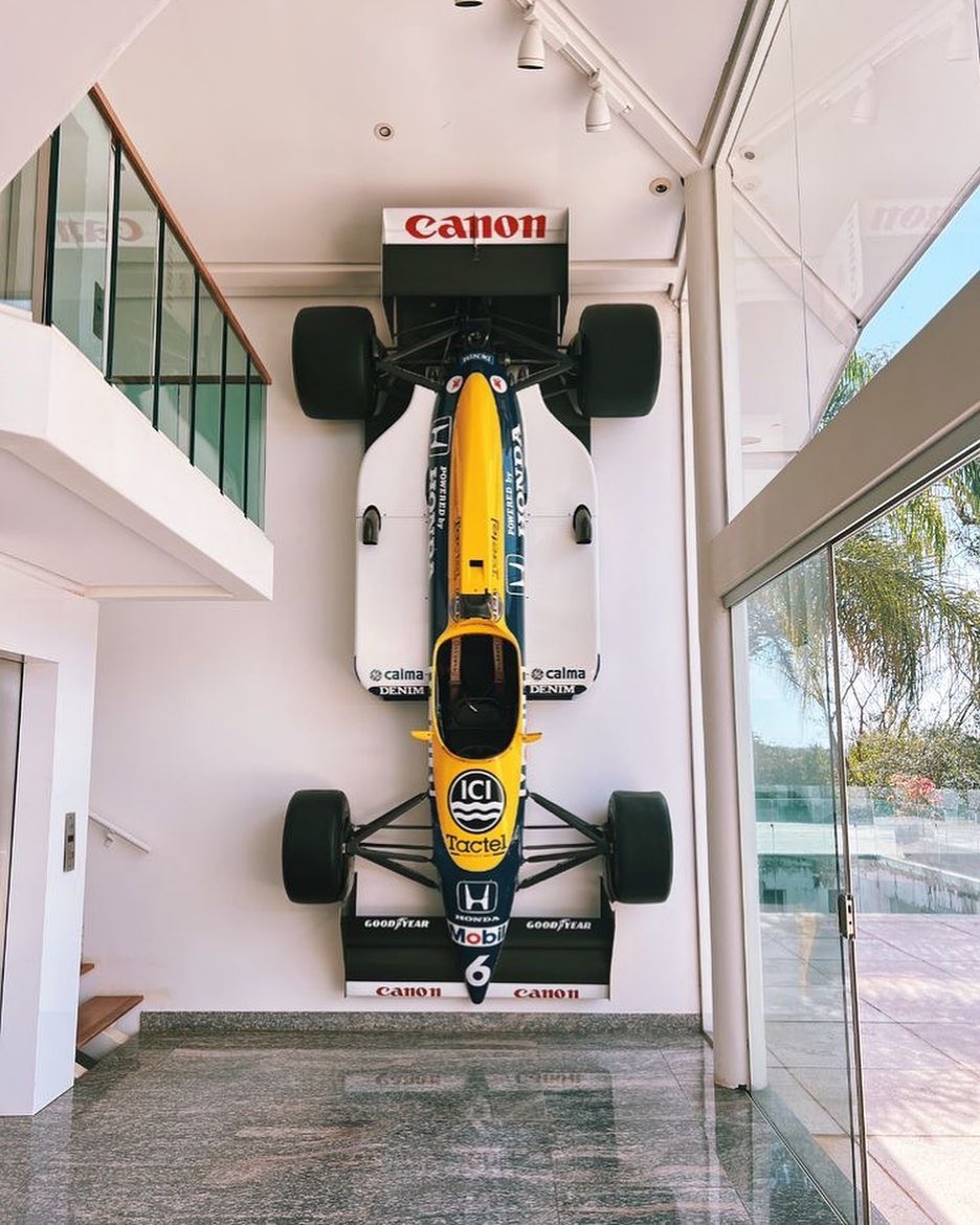 Special interior.
Nelson Piquet racing car