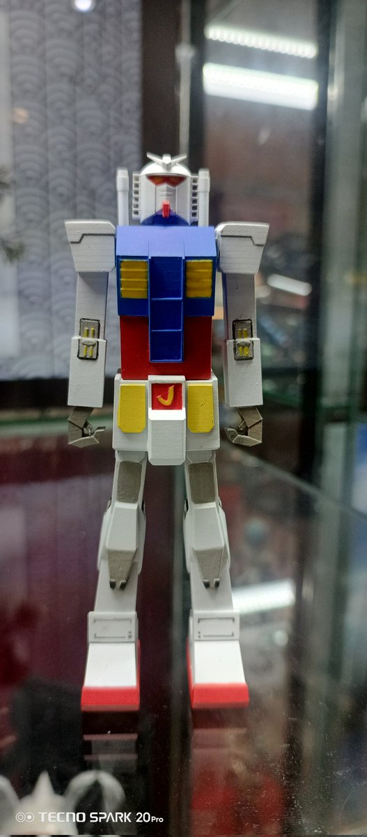 RobotPilipinas's tweet photo. Miniature version replica of Gundam #JedsIsland version at #ToyConPH2024  #ToyCon2024 https://t.co/tV3TtHYjMg
