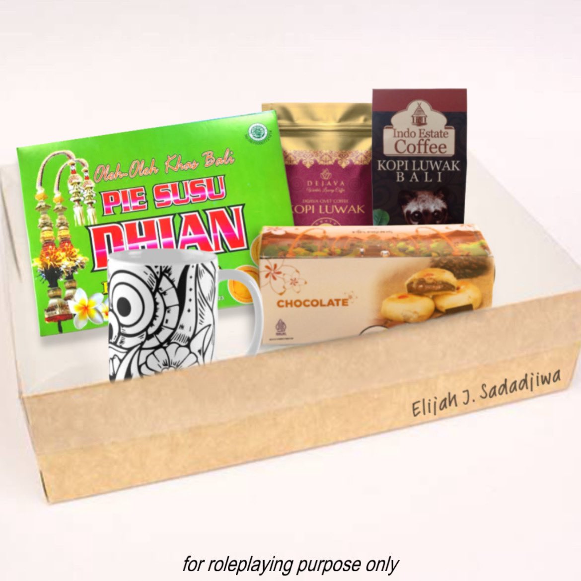 𝘢 𝘱𝘢𝘤𝘬𝘢𝘨𝘦 𝘩𝘢𝘴 𝘣𝘦𝘦𝘯 𝘥𝘦𝘭𝘪𝘷𝘦𝘳𝘦𝘥 𝘵𝘰 𝘺𝘰𝘶𝘳 𝘢𝘥𝘥𝘳𝘦𝘴𝘴

📦𝘗𝘈𝘒𝘌𝘌𝘌𝘌𝘌𝘛𝘛𝘛 !!!

𝘐𝘯𝘪 𝘢𝘥𝘢 𝘰𝘭𝘦𝘩-𝘰𝘭𝘦𝘩 𝘥𝘢𝘳𝘪 𝘉𝘢𝘭𝘪, 𝘨𝘢𝘬 𝘣𝘢𝘯𝘺𝘢𝘬 𝘴𝘪𝘩 𝘵𝘢𝘱𝘪 𝘴𝘦𝘮𝘰𝘨𝘢 𝘴𝘶𝘬𝘢 𝘺𝘢. 𝘌𝘯𝘫𝘰𝘺!

With love,
Elijah Jerahmeel Sadadjiwa