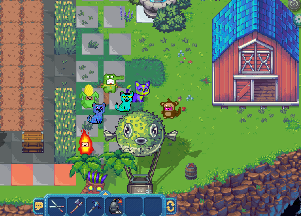 PixelCatGuy's tweet photo. GM, Gang! Sunday vibes. With Chapter 2 release upcoming, take today to recharge your batteries. Go touch some grass, check in on loved ones, and get ready for the grind that awaits all us farmers in Chapter 2 @pixels_online. ๐ฟโจ
#PixelsOnline #Chapter2 #PixelPalsGuild #PixelChibis