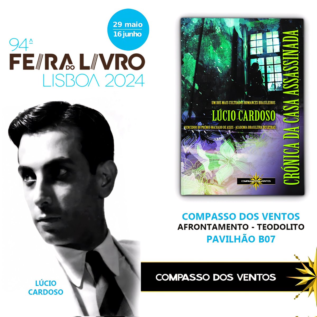 compassoventos's tweet photo. 📚 Encontra premiadas obras-primas do seu autor de eleição em nossas exclusivas edições na @FLivroLisboa no pavilhão B07. ✨️

@FLivroLisboa
@compassoventos https://t.co/41dLO2ht6c