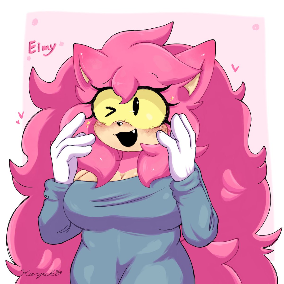 Eimy is so cute…💕 I've always wanted to draw her…!
