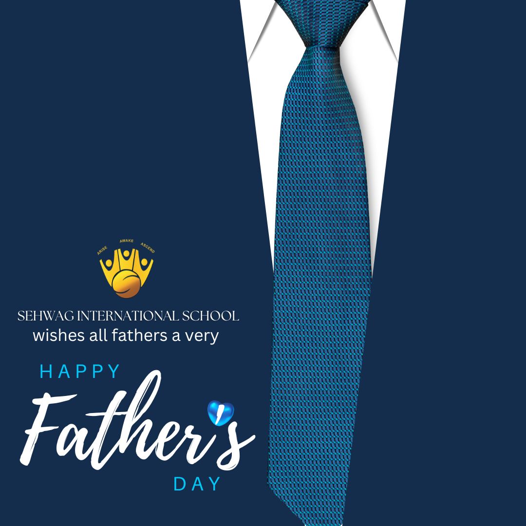 SehwagSchool's tweet photo. To all the fathers who nurture our dreams and ambitions, Happy Father's Day from Sehwag International School! Your support makes all the difference in our lives. 🌟
#FathersDay #SISFamily #Sehwaginternationalschool https://t.co/Z5CBRsE1Ni