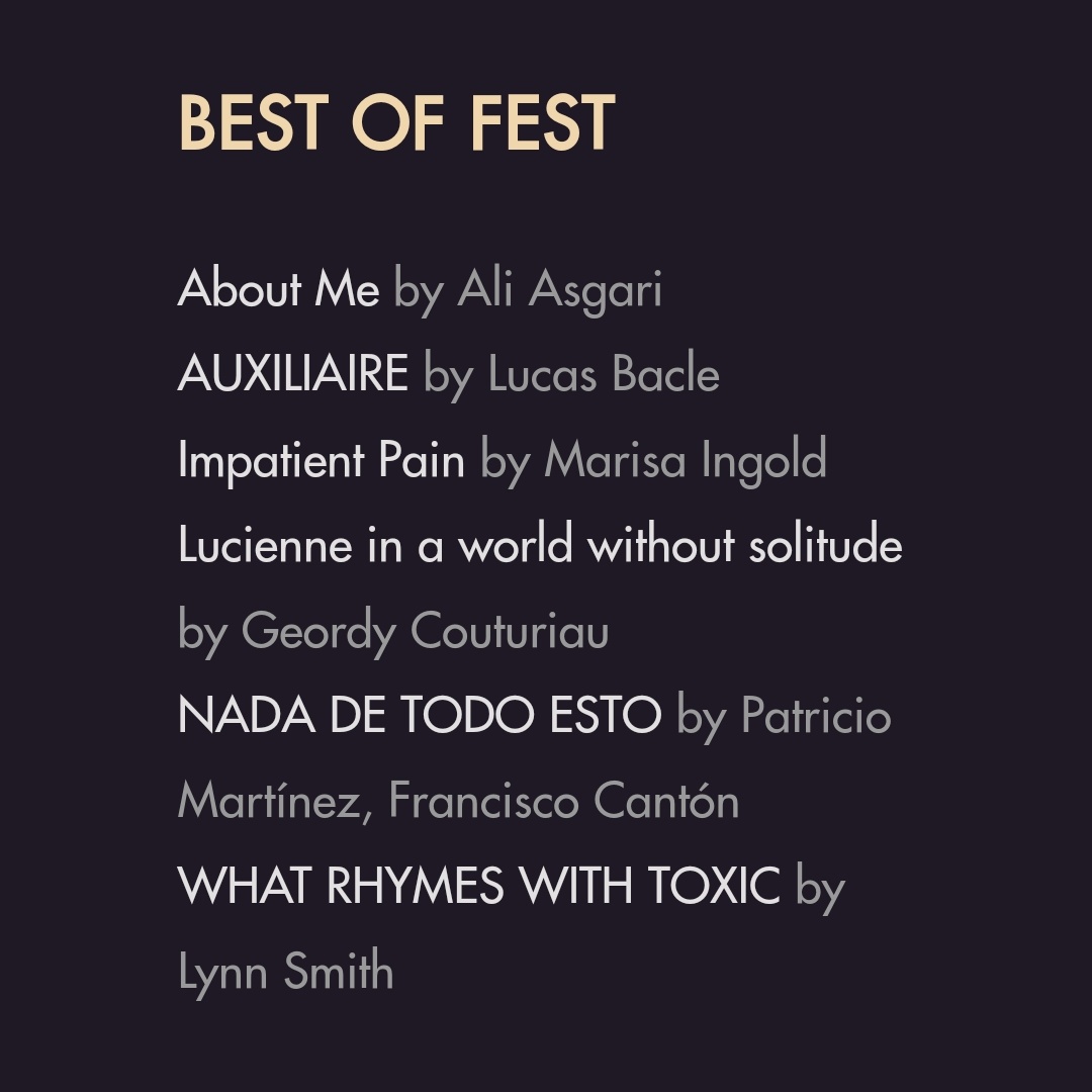Fun stuff! We got nominated for best sound at a Rome based film festival! I did the sound design with a good friend of mine. The film also had nominations for best of the festival, best director, best cinematography and best leading actress.