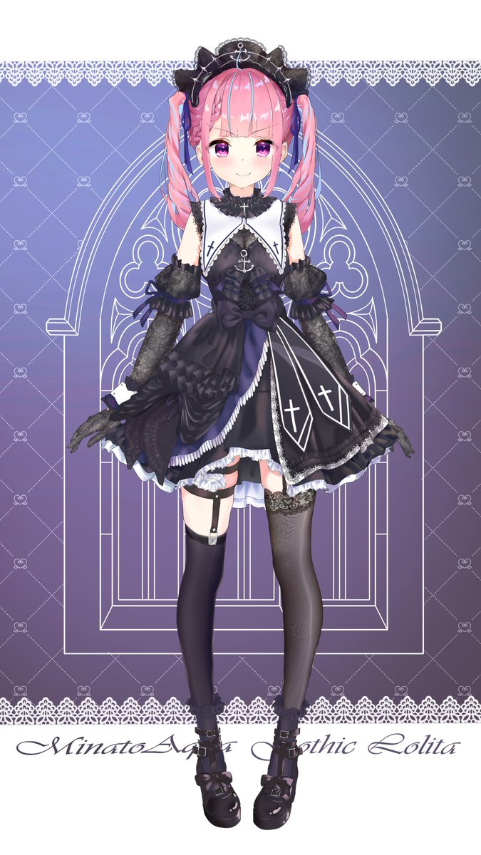 ✝︎昇天✝︎ゴスロリ衣装あくたん👼
#湊あくあ新衣装予想