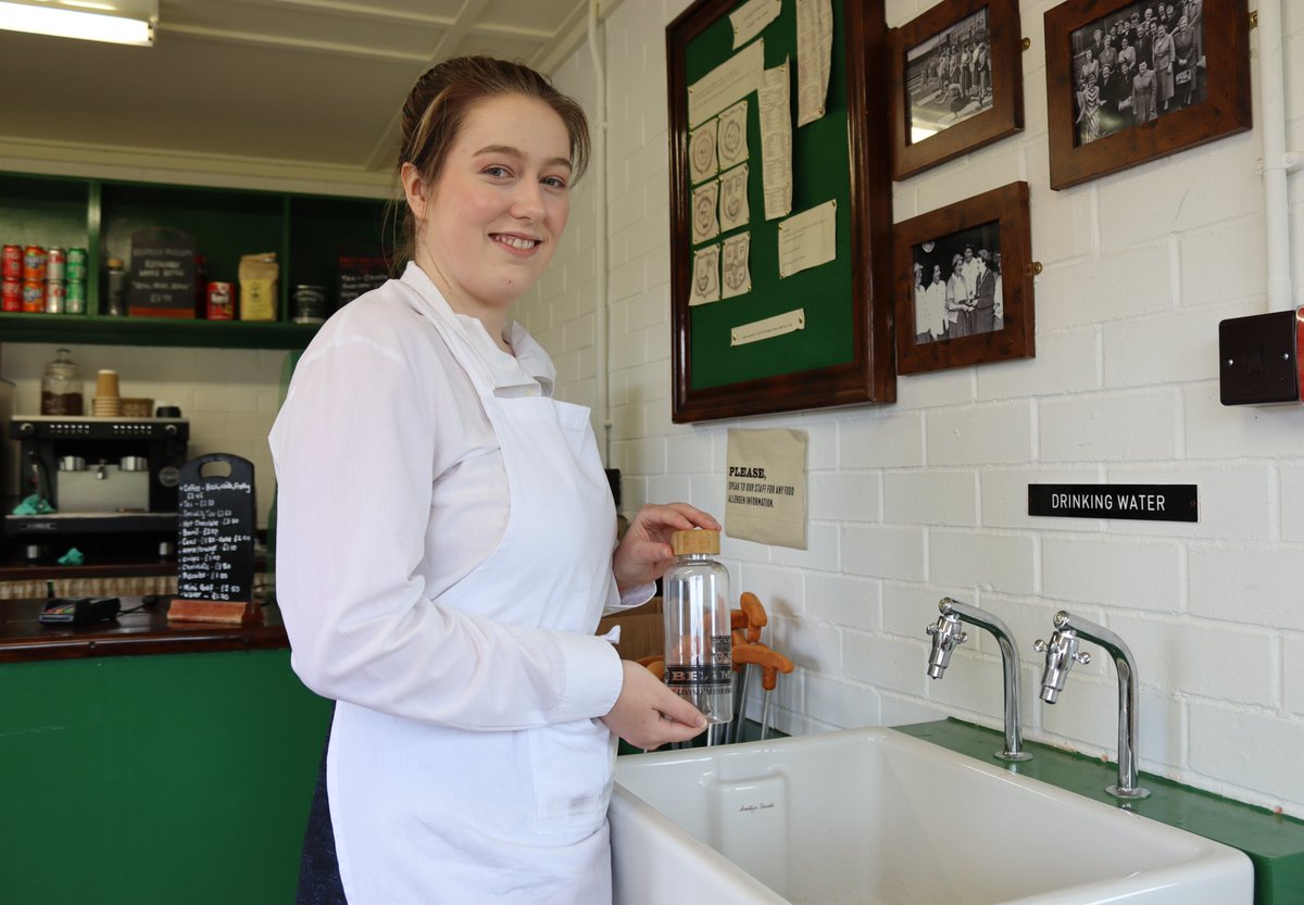 Beamish_Museum's tweet photo. Today is #WorldRefillDay!

Here at Beamish we are committed to doing our bit to reduce the need for single-use plastic, and we’re encouraging our visitors to fill up their reusable bottles! #StepUpForReuse https://t.co/ABMHXWiBhE