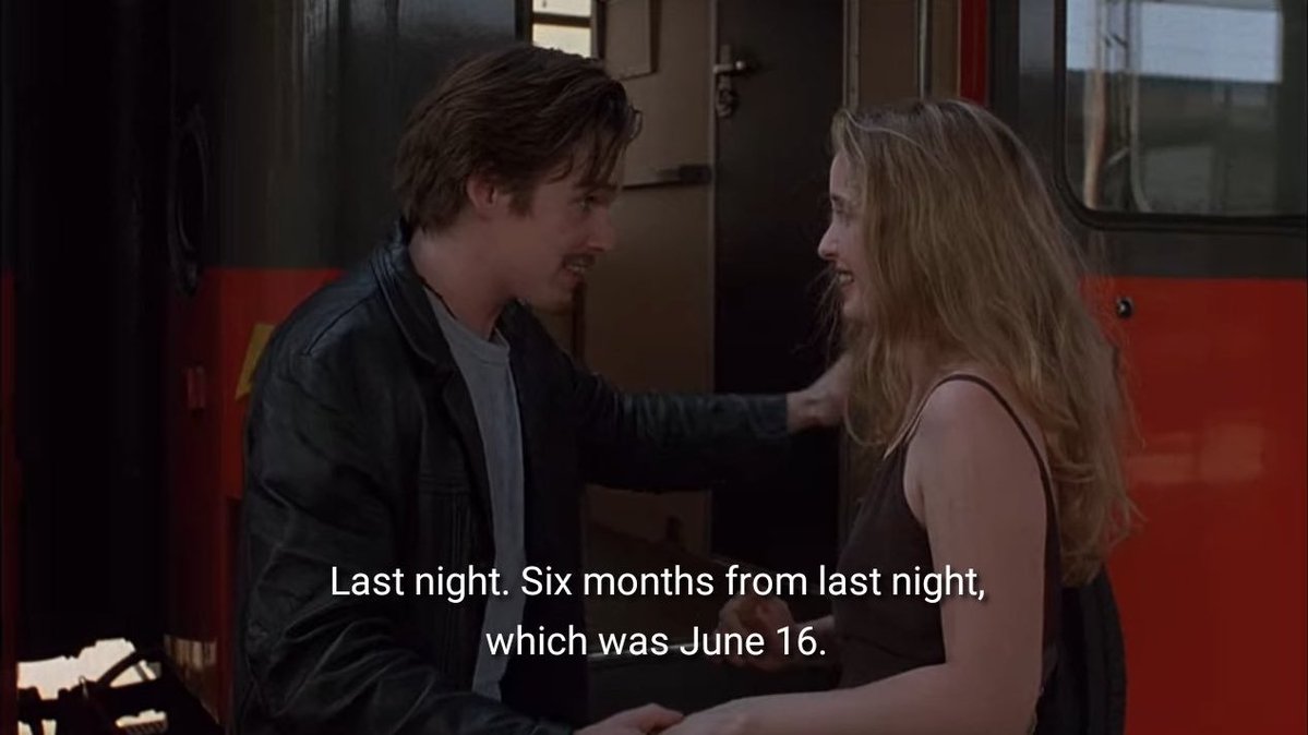 On June 16, 1994, Jesse met Celine on a train. 

Happy "Before Sunrise" day, everyone.